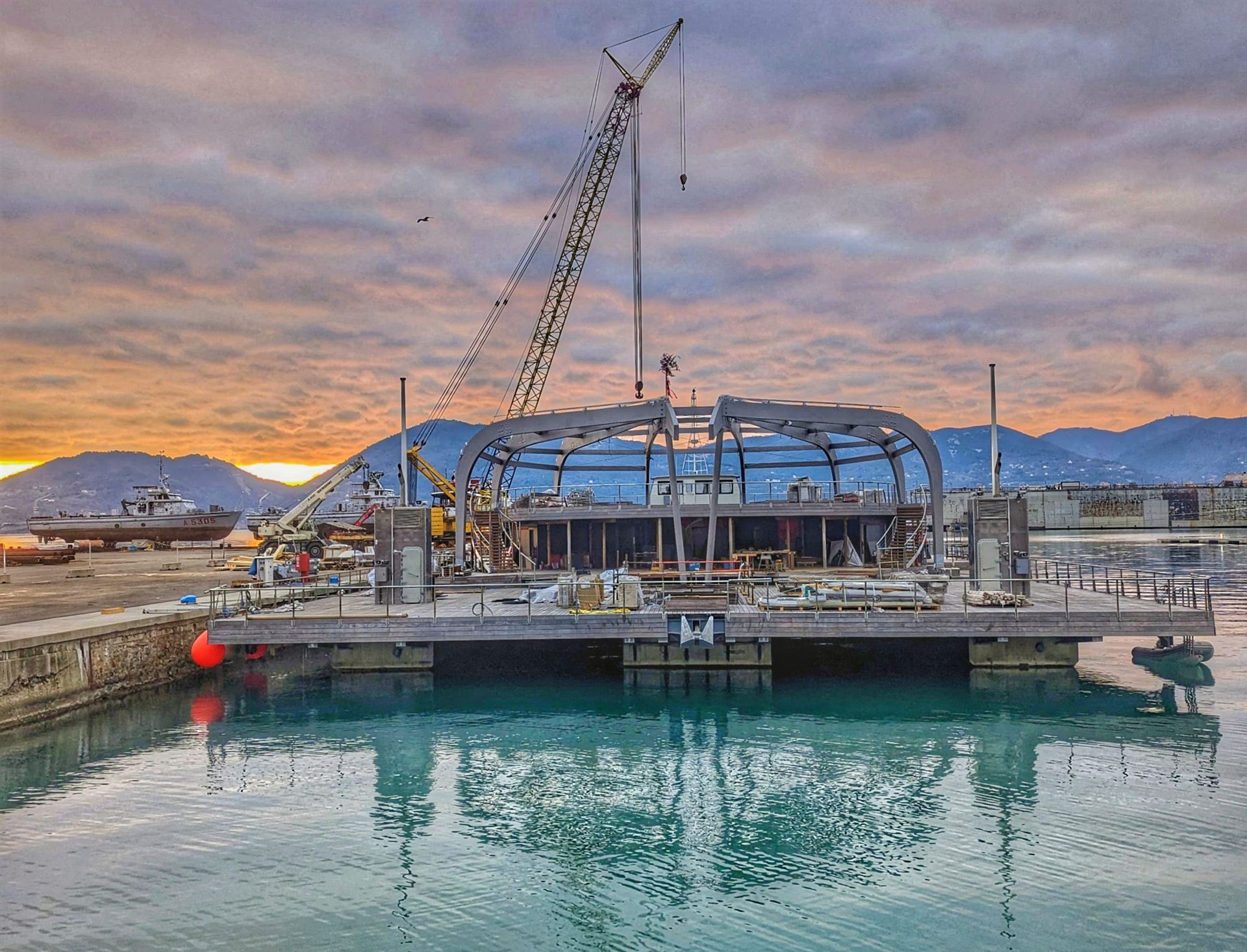 Blue Haven floating island venue